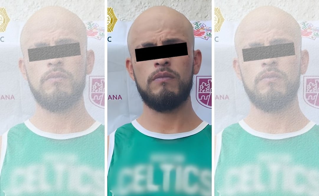 La policía capitalina capturó a tres hombres, señalados como presuntos integrantes de la Anti-Unión Tepito. | Foto: Cortesía de la SSC.