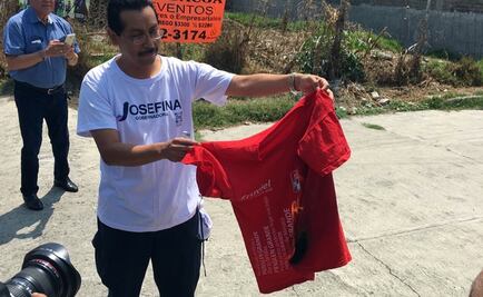 Panadero quema playera de Eruviel en apoyo a Vázquez Mota