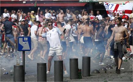'Hooligans' causan disturbios previo al Inglaterra-Rusia
