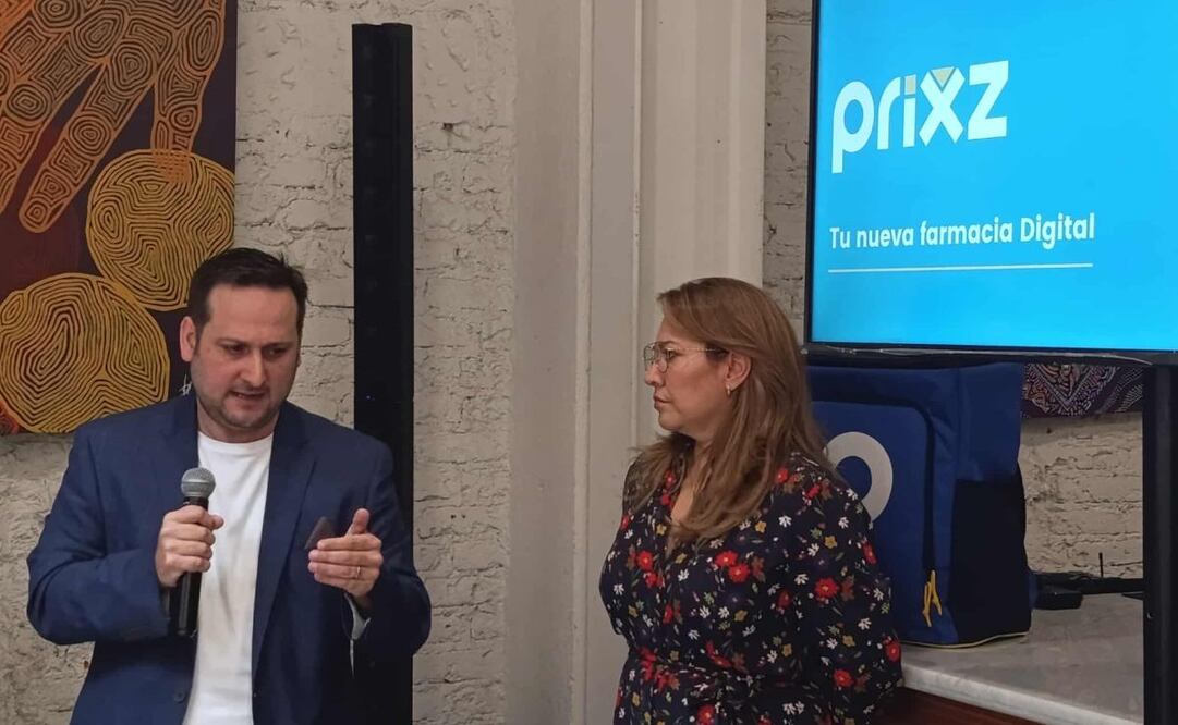 Sergio Pérez, cofundador de Prixz y Adriana Contreras, directora de operaciones de Prixz. Foto: Samyra Sosa/EL UNIVERSAL