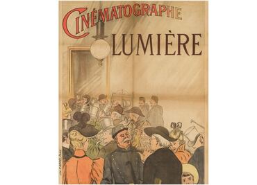 Subastarán el primer cartel del siglo XIX para promocionar una película