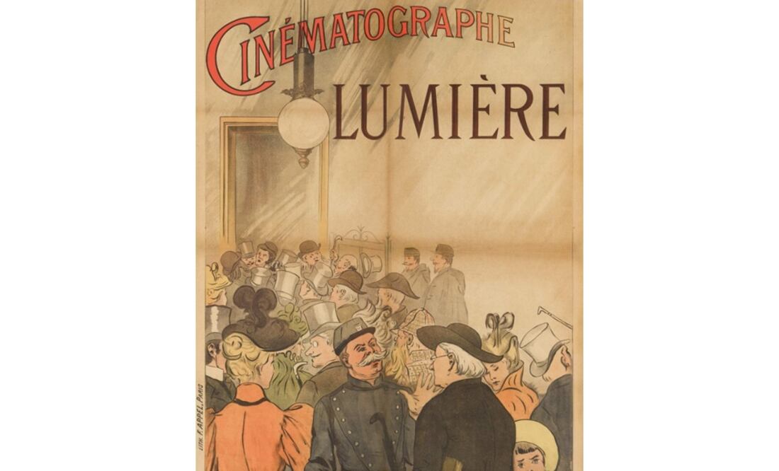 Subastarán el primer cartel de cine del siglo XIX. Foto: Especial