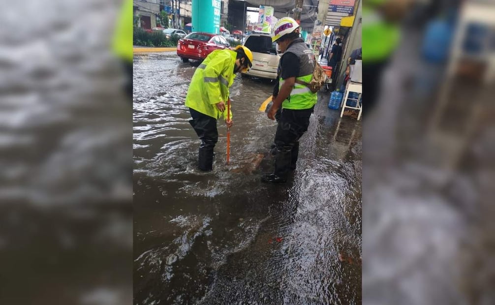 Se inunda Iztapalapa. | Foto: SGIRPC.