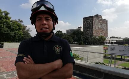 “Me costó tres meses recuperar el sueño tras sismo del 19-S”: bombero de la UNAM 