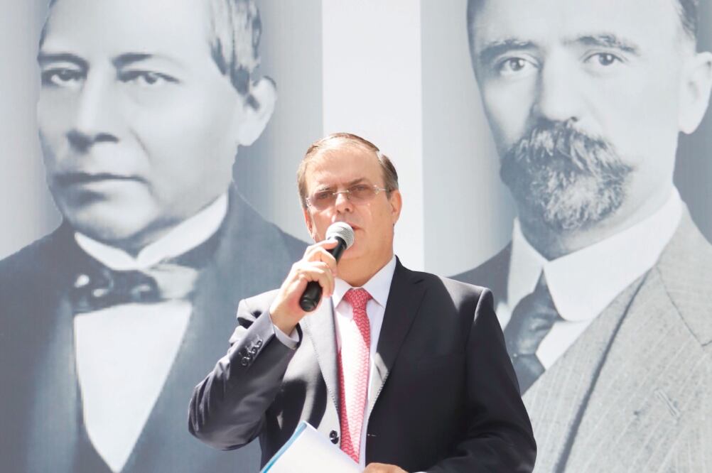 Marcelo Ebrard, propuesto como próximo secretario de Relaciones Exteriores, dijo que el gobierno de Andrés Manuel López Obrador busca ampliar los negocios del país a partir del 1 de diciembre. Foto: BERENICE FREGOSO. EL UNIVERSAL