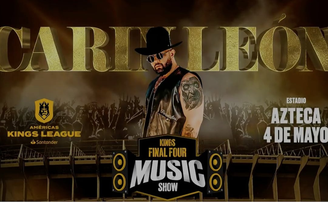 Carín León será el artista invitado a la Kings League América 2024
