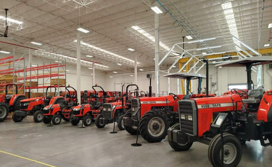 Invierten 15 mdd para ensamblar tractores de la India en Aguascalientes. (01/09/25) Foto: Especial