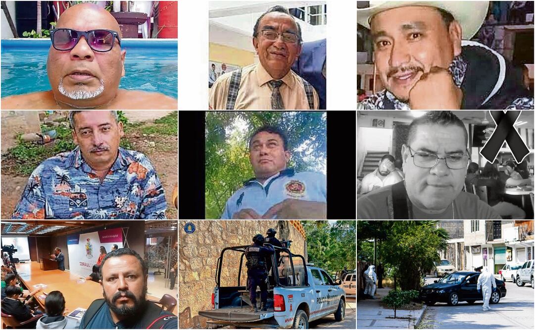 - 11 de mayo. Gerardo Torres Rentería, excamarógrafo de Telemundo, fue asesinado en Acapulco.

- 23 de mayo. Marco Aurelio Ramírez, periodista y exfuncionario, fue asesinado en Tehuacán, Puebla.

- 2 de junio. Pablo Salgado, locutor de radio, fue baleado cuando conducía su auto en Iguala.

- 8 de julio. Luis Martín Sánchez, fue privado de la libertad y encontrado sin vida en Tepic.

- 15 de julio. Nelson Matus, director del portal Lo Real Guerrero, fue asesinado en Acapulco.

- 25 de septiembre. Jesús Gutiérrez Vergara murio en un ataque a policias en San Luis Río Colorado.

- 16 de noviembre. Ismael Villagómez Tapia, fotoperiodista, fue asesinado en Ciudad Juárez.

- 19 de noviembre. Tres periodistas de Taxco fueron levantados por hombres armados.

- 28 de noviembre. Cuatro reporteros fueron baleados durante una cobertura en Chilpancingo.
