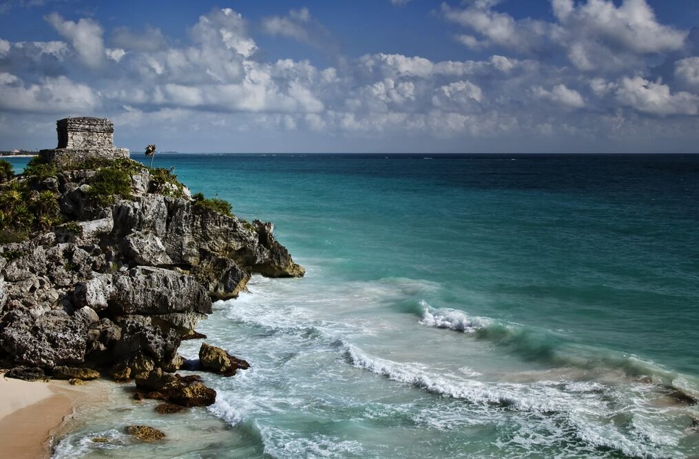 Tulum: destaca su zona arqueológica y sus playas de color turquesa. Foto: iStock