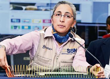 "Temblor, 32 veces más pequeño que el de 8.2"