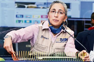 "Temblor, 32 veces más pequeño que el de 8.2"