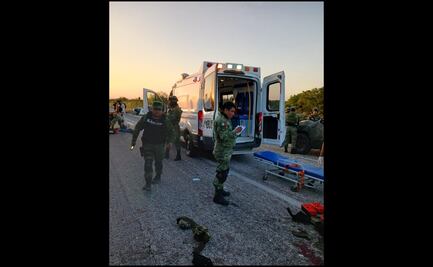 Suman 7 militares muertos en accidente carretero en Tamaulipas 
