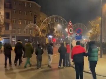 Reportan disturbios en Bruselas por la derrota de Marruecos ante Francia en la semifinal de Qatar