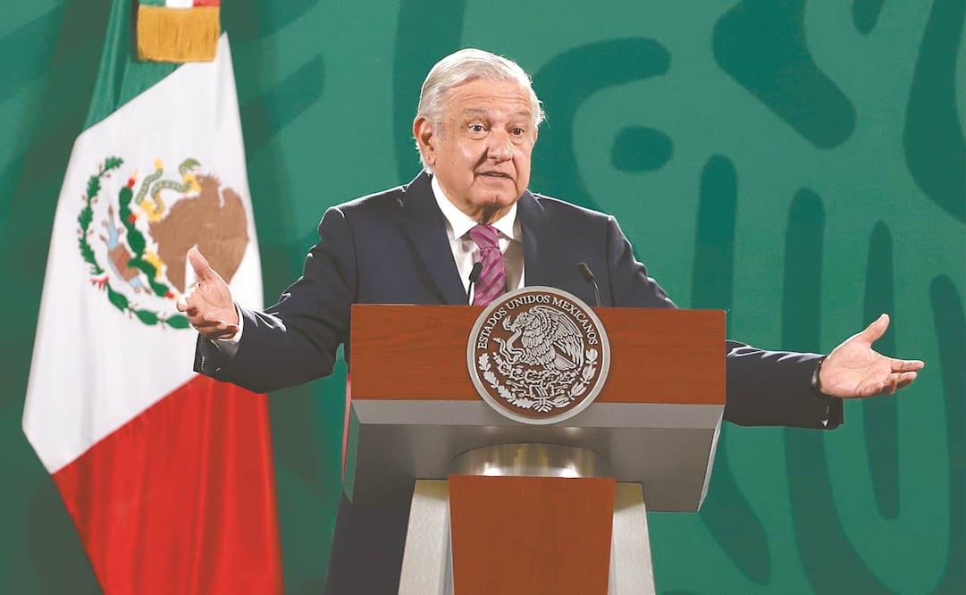 El presidente López Obrador defendió la consulta popular. Foto: Berenice Fregoso. EL UNIVERSAL