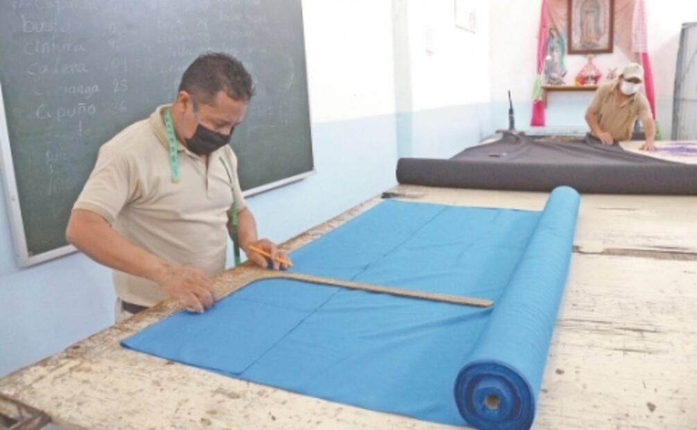 Solidarios. Desde el penal dan batalla al virus