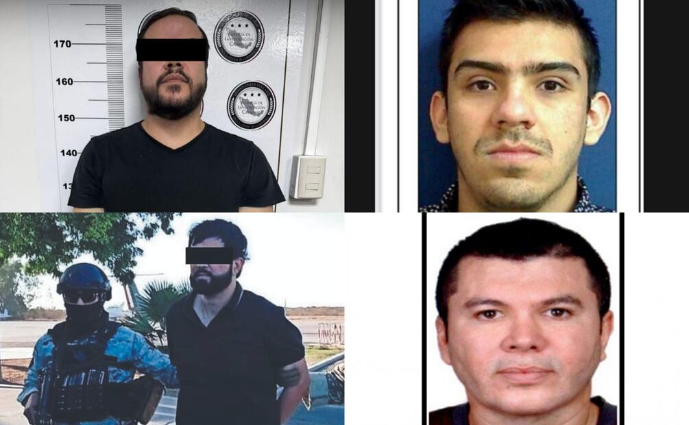 Entre los 26 narcos enviados a EU se encuentran Jehonany Alexander Valdéz Serrano, alias “El Quinientos”, "El 500" o “El Ingeniero”; Pablo Edwin Huerta Nuño, “El Flaquito”; Juan Carlos Félix Gastélum, mejor conocido como “El Chavo Félix” y Abigael González Valencia, líder de Los Cuinis. Fotos: Archivo