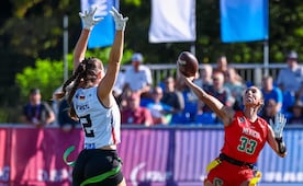 México vence a Italia y avanza invicto a Cuartos de Final del Mundial de Flag Football