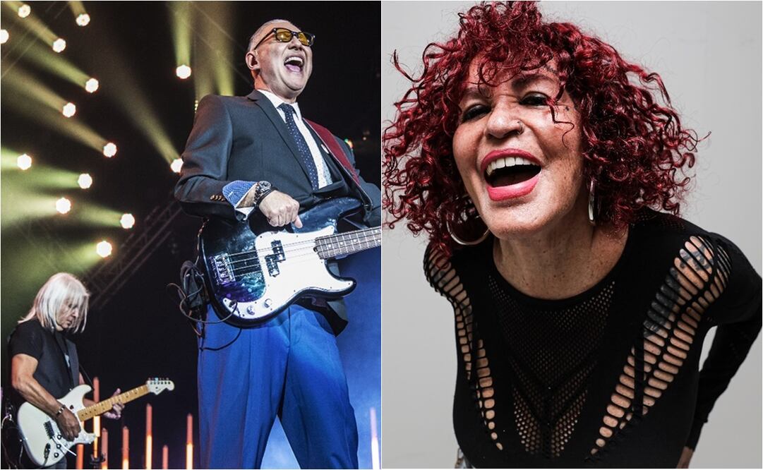 Sabo Romo y Kenny Avilés, dos exponentes fundamentales del rock nacional; tocaron juntos hace décadas.
Fotos: EL UNIVERSAL