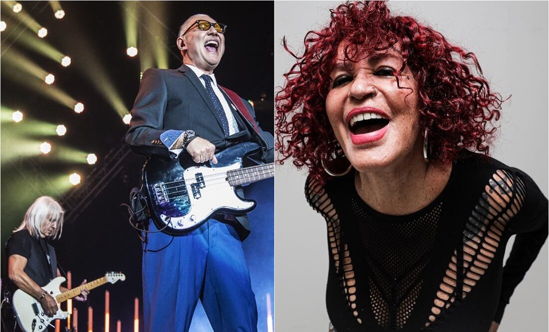 Sabo Romo y Kenny Avilés, dos exponentes fundamentales del rock nacional; tocaron juntos hace décadas.
Fotos: EL UNIVERSAL