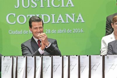 Presenta Peña iniciativas en materia de justicia cotidiana