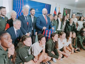 Barcelona Femenil emocionado por jugar en México y en el estadio Azteca