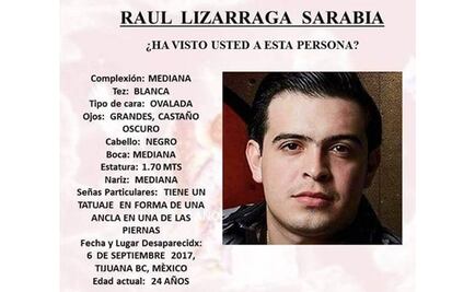 Familiares del cantante Raúl Lizárraga lo buscan a través de redes sociales