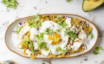El ingrediente secreto para que los chilaquiles verdes queden perfectos