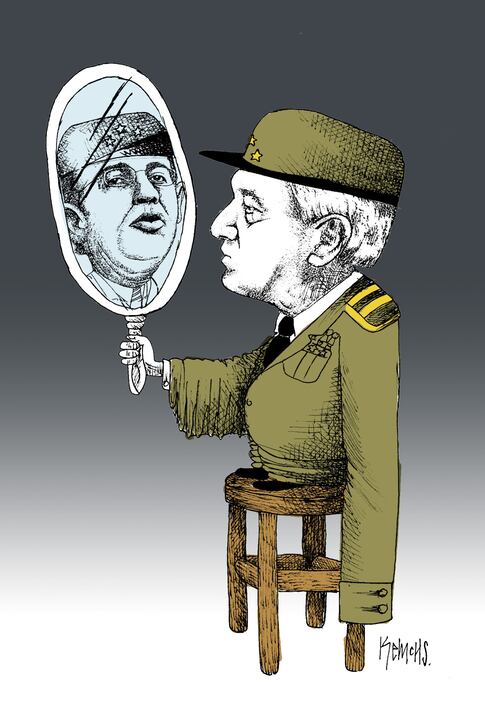 Reflejo de lo que no quería ser