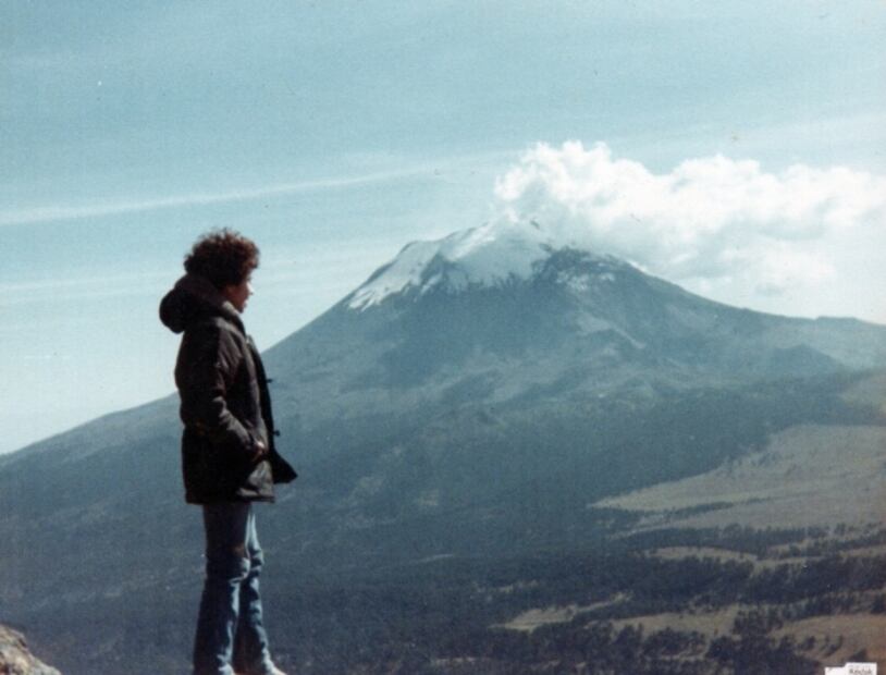 Teresita, la primera en dormir dentro del cráter del Popocatépetl 