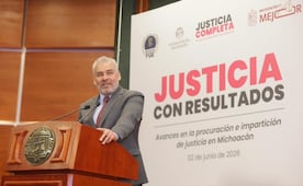 Gobernador de Michoacán presume avances en procuración de justicia; asegura que entidad lidera combate a la impunidad