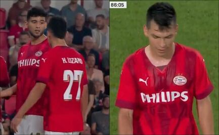 Hirving Lozano y Ricardo Pepi se enfrascan en discusión por querer cobrar un penalti con el PSV