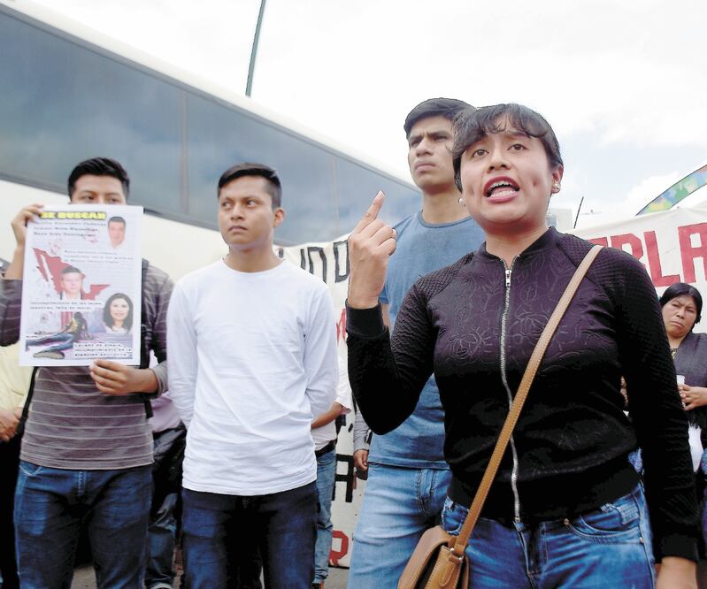 Los estudiantes de la Escuela Normal Rural Mactumactzá exigieron al gobierno reabrir el plantel y mayor presupuesto para actividades. JACOB GARCÍA. EL UNIVERSAL
