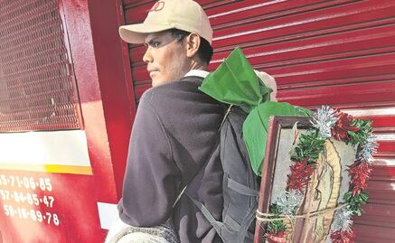 Roberto peregrina desde hace 25 años a la Basílica