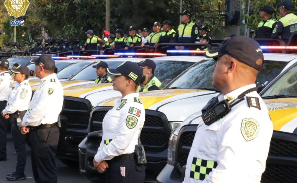 Secretaría de Seguridad capitalina realiza despliegue operativo en colonias de Venustiano Carranza; participan 520 efectivos.
Foto: Especial.
