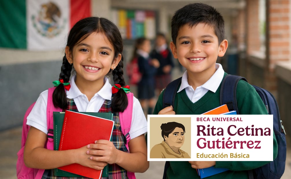 La Beca Rita Cetina también extenderá su cobertura a alumnos de primaria durante este 2026. Foto: Creada con IA (ChatGPT)