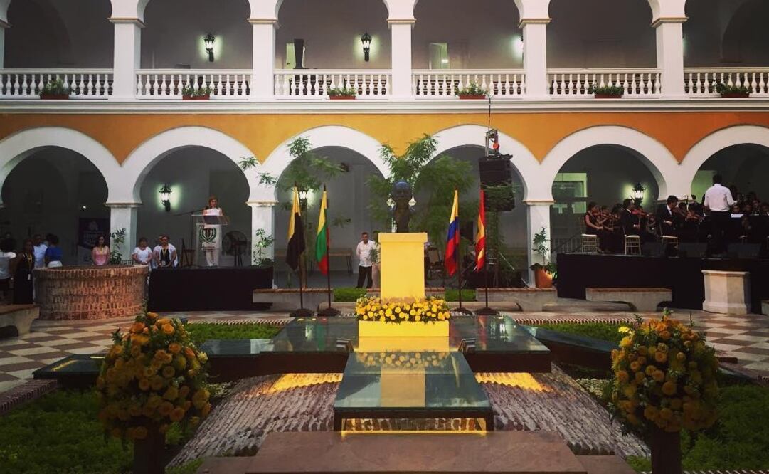 El memorial fue construido en el patio central del Claustro de la Merced FOTO: Daniella Sánchez Russo