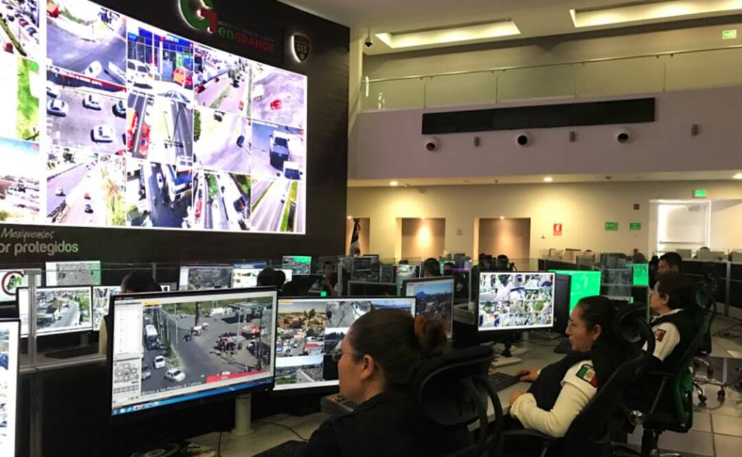  Las instalaciones del C5 se basan en un sistema de inteligencia de más de 10 mil cámaras de seguridad Foto:Archivo