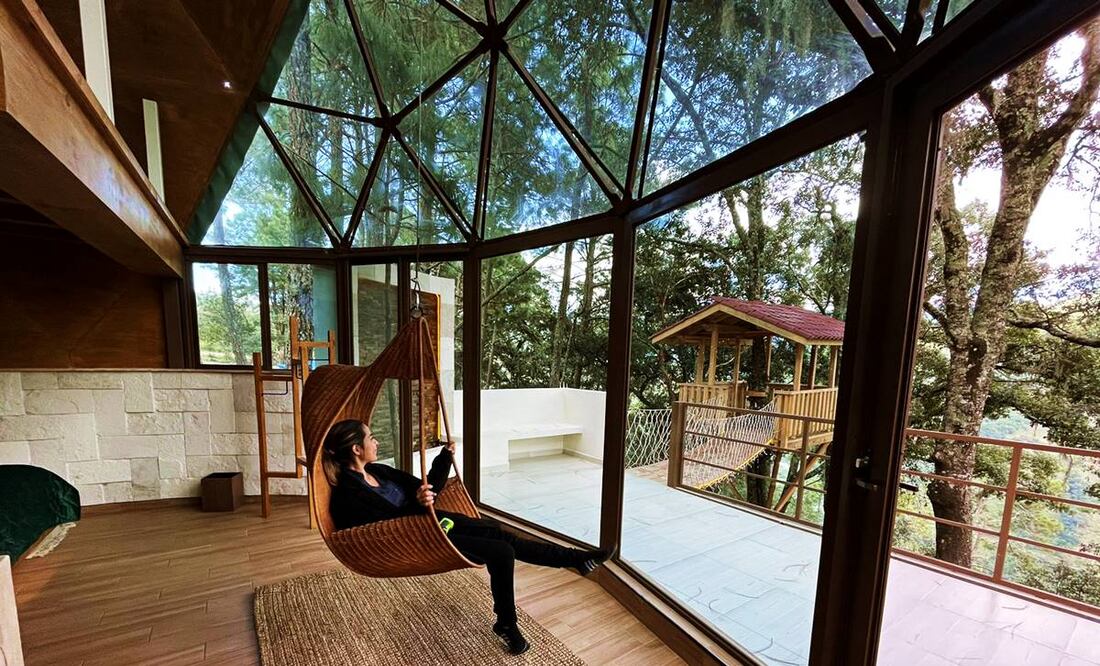 Kuppel Camp-Glamping con domos, puentes colgantes y casitas del árbol. Foto: Kuppel Camp-Glamping
