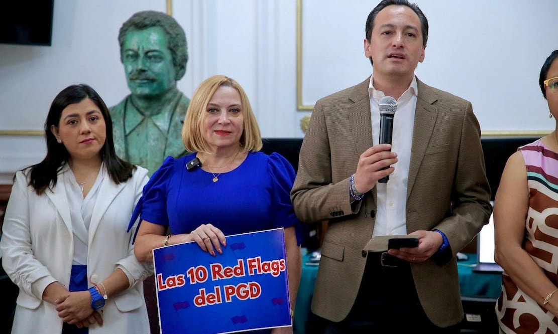 Olivia Garza presenta 10 "red flags" en el proyecto de Plan General de Desarrollo. Foto: Especial.