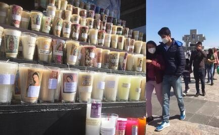 Basílica de Guadalupe: fieles hacen largas filas para dejar una veladora a la Virgen de Guadalupe