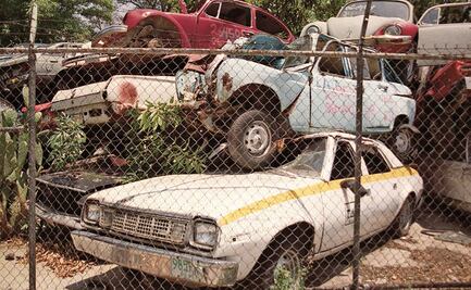 A la chatarra, 570 autos abandonados