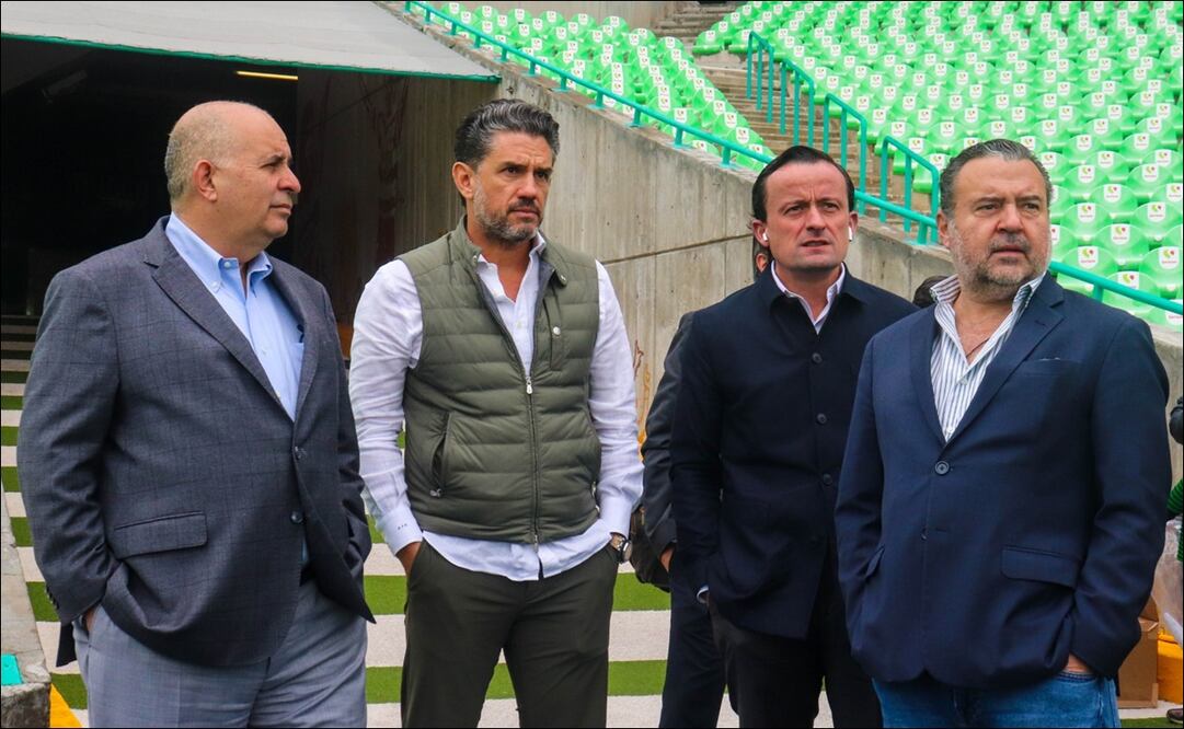 Juan Carlos Rodríguez y Mikel Arriola visitaron a Santos Laguna como parte de su itinerario de trabajo / FOTO: @LigaBBVAMX