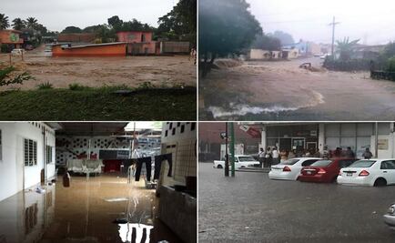 Se inundan 12 colonias por 'Patricia' en Chiapas