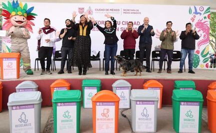 Brugada anuncia entrega de contenedores para separar residuos; buscan recuperar 75% de la basura de la CDMX