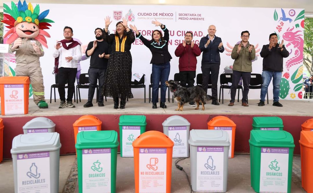 Brugada anuncia entrega de contenedores para separar residuos (29/12/2022). Foto: Especial