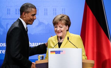 Obama elogia a Merkel por acciones sobre refugiados