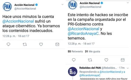 PAN acusa al PRI de "hackeo" de cuenta de Twitter