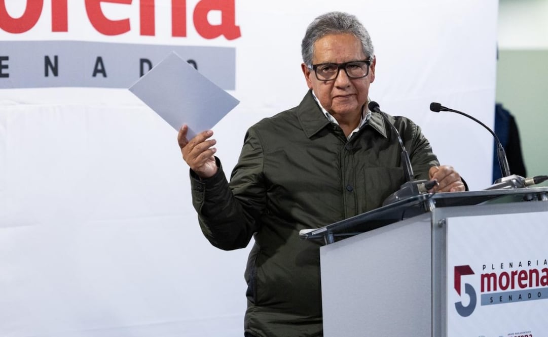 El presidente de la Mesa Directiva del Senado de la República, Higinio Martínez, el 30 de agosto de 2026. Foto: Hugo Salvador / EL UNIVERSAL