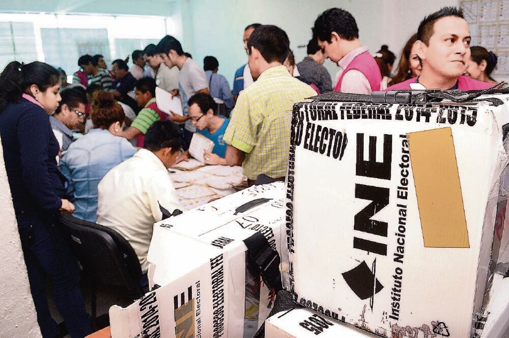 El gasto federal en organismos electorales y partidos será de 18 mil 277 millo n es de pesos, mientras el estatal y de partidos locales, 11 mil 248 millones de pesos. (ARCHIVO. EL UNIVERSAL)