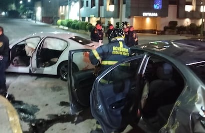 Choque entre autos deja dos heridos en la colonia Doctores